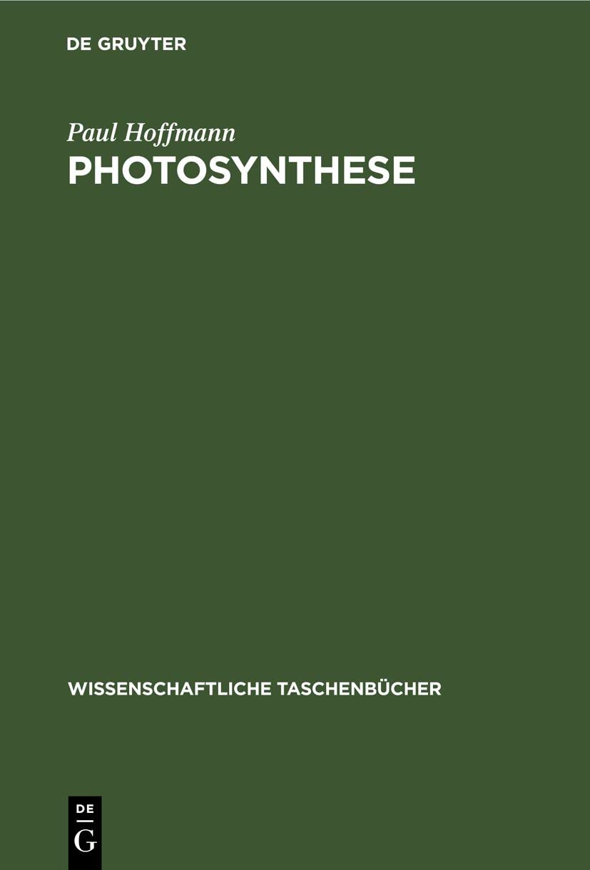Photosynthese (Wissenschaftliche Taschenbücher, 158, Band 158) Media & Communication