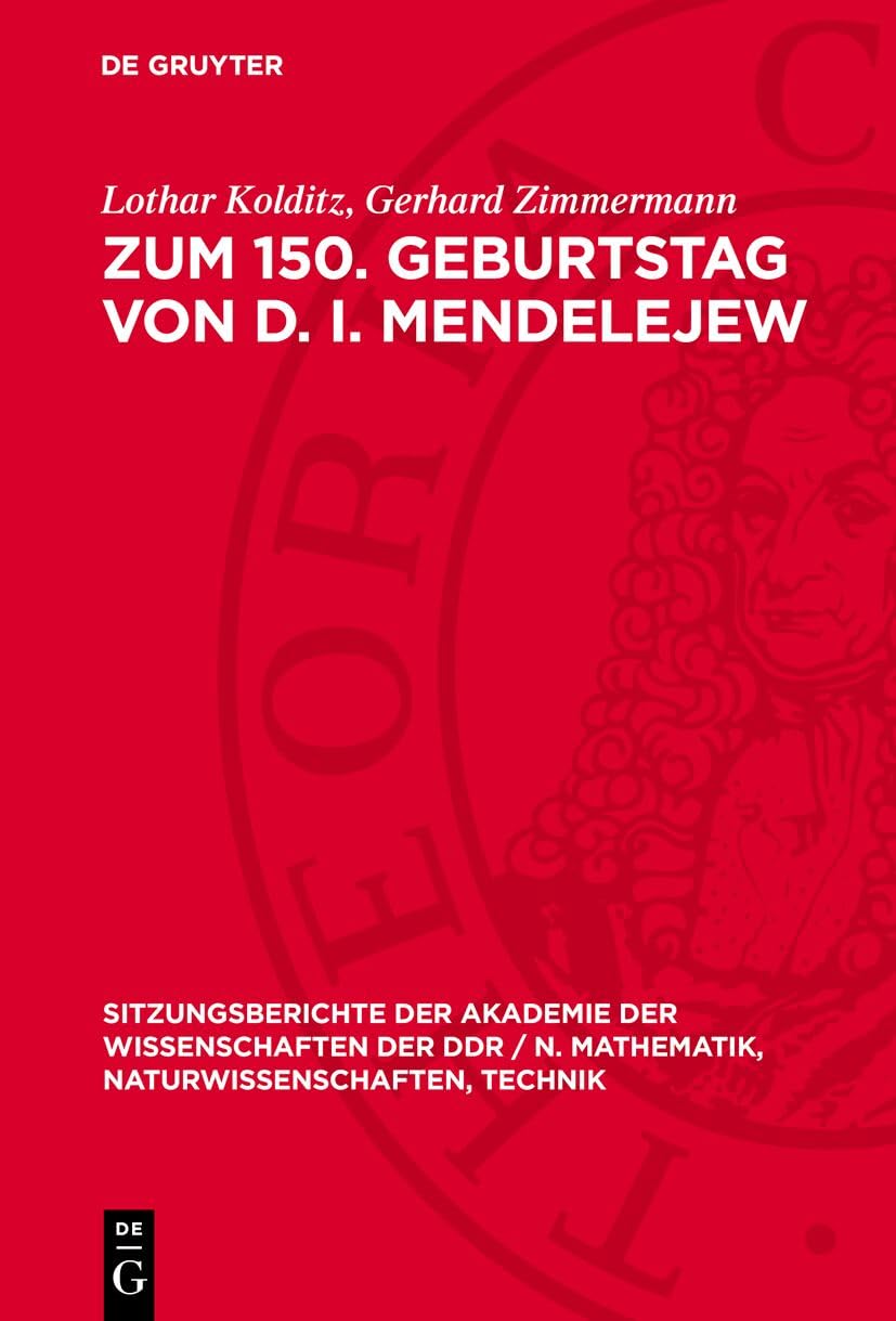 Zum 150. Geburtstag von D. I. Mendelejew: Zerfall und Bildung cyclischer Kohlenwasserstoffe unter den Bedingungen der Kohlenwasserstoffpyrolyse ... Naturwissenschaften, Technik, 1984,5) Natural Sciences