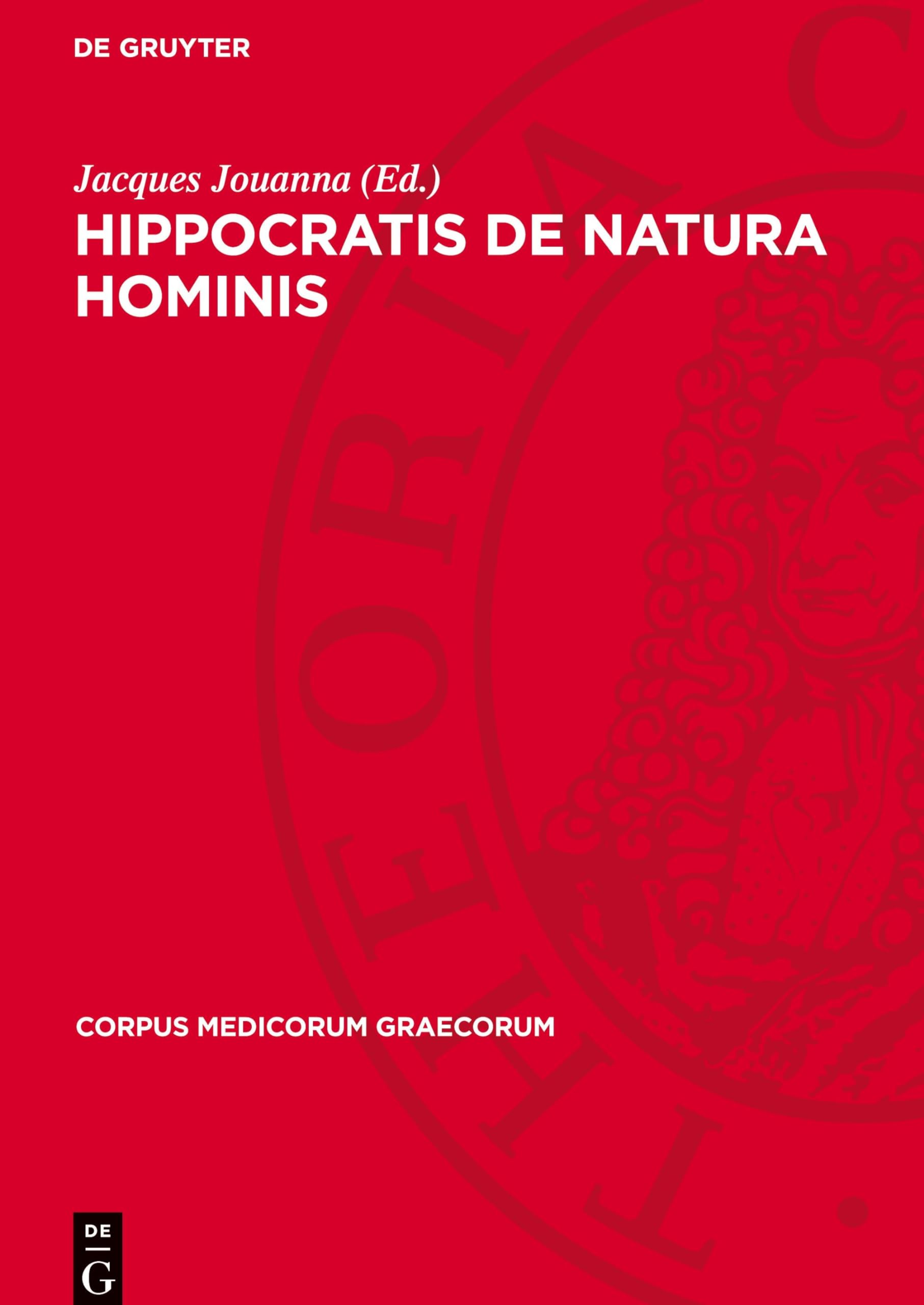 Hippocratis De Natura Hominis (Corpus Medicorum Graecorum, /1,3) Medicine