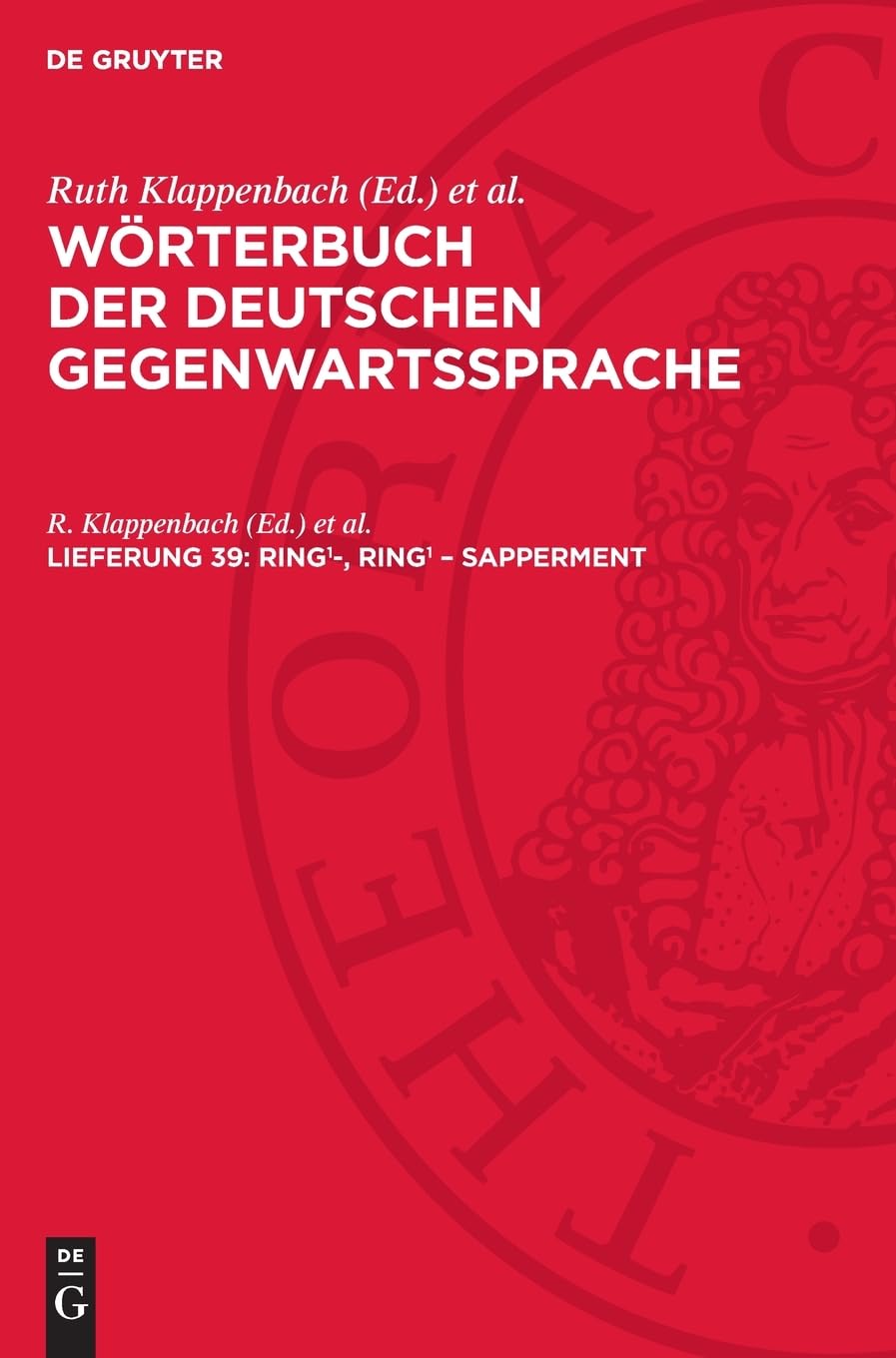 Ring1-, ring1 - sapperment: WBDGG-B, Lieferung 39.DE Social Sciences