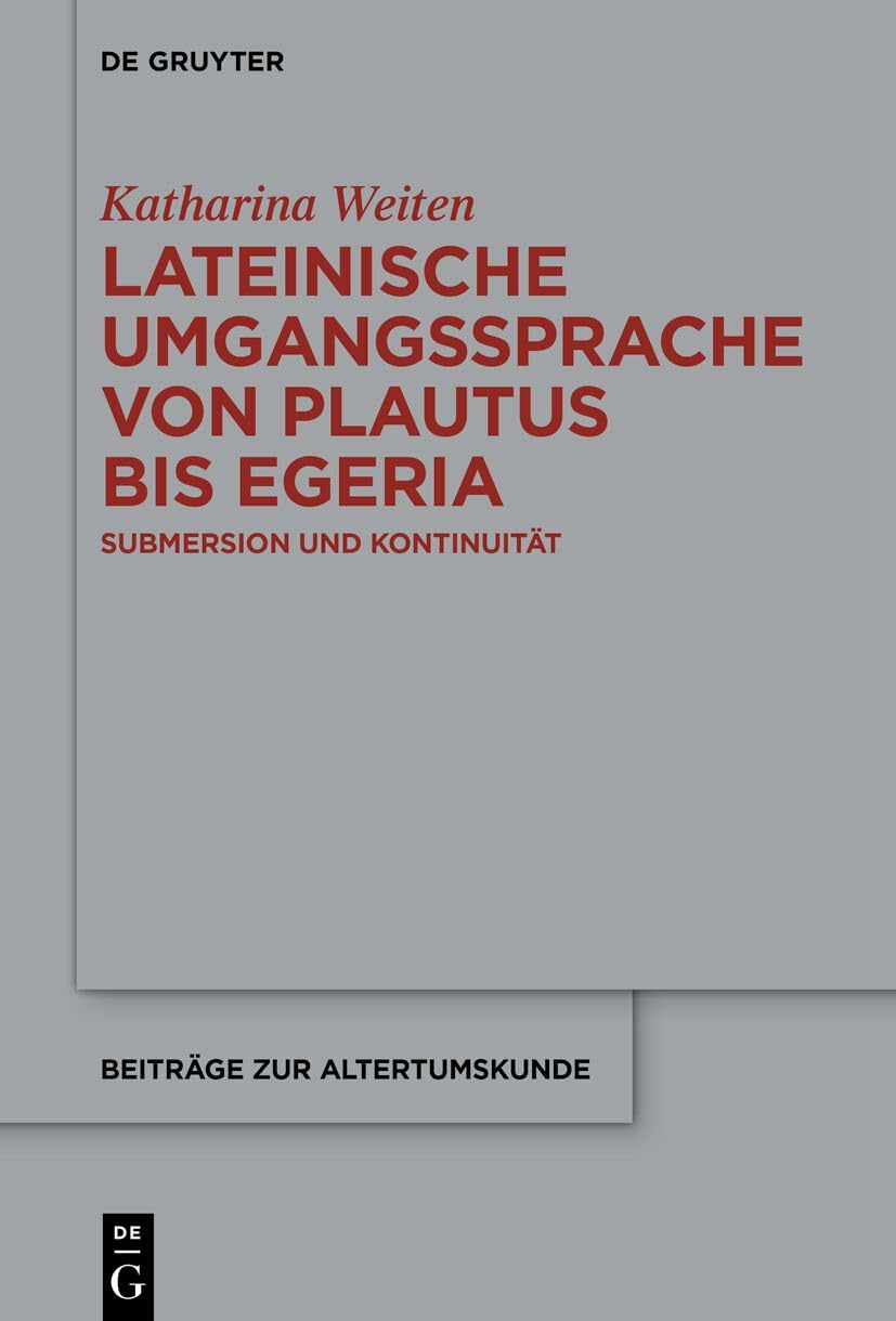 Lateinische Umgangssprache von Plautus bis Egeria Fairy Tales & Legends