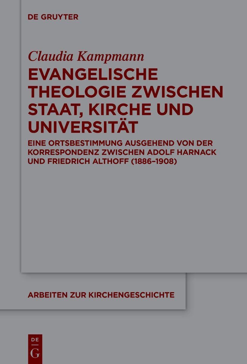 Evangelische Theologie zwischen Staat, Kirche und Universität Philosophy