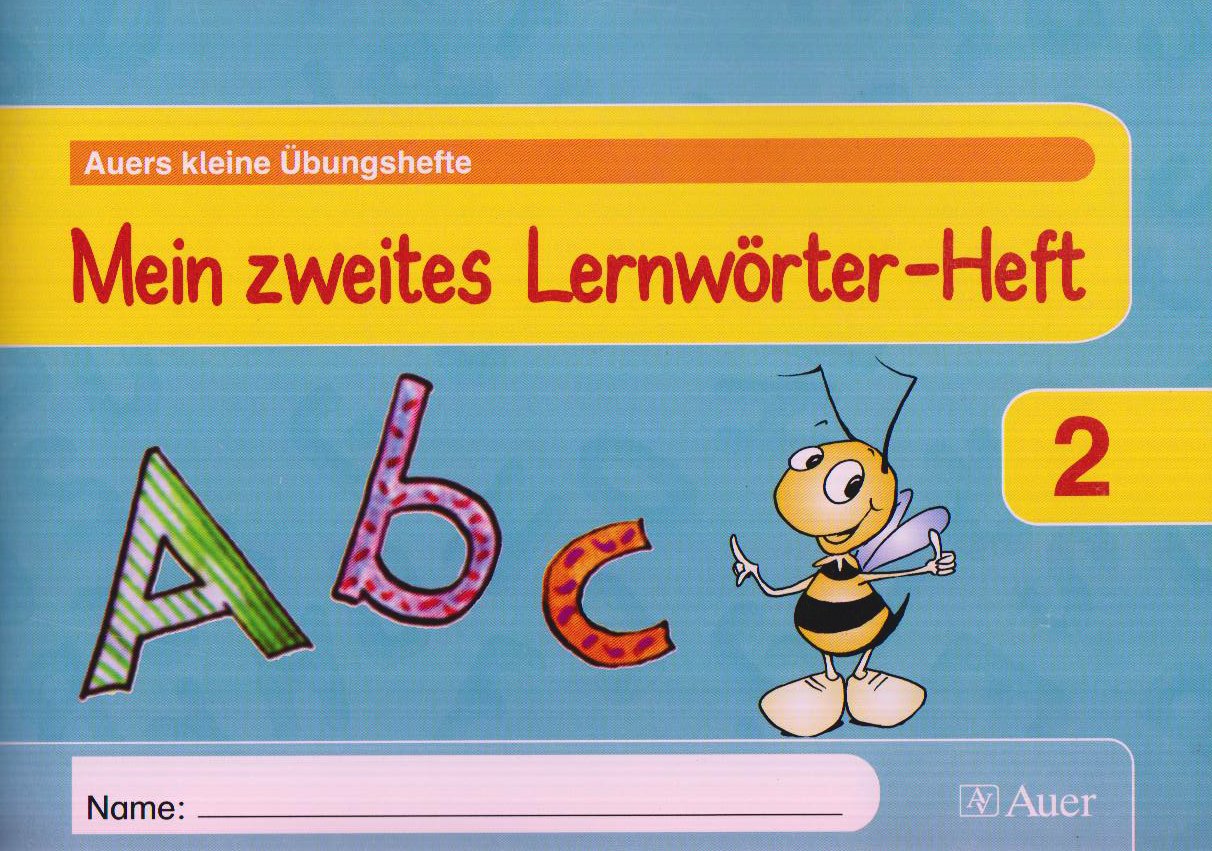 Mein zweites Lernwörter-Heft: 2. Klasse (Auers kleine Übungshefte) Study Guides