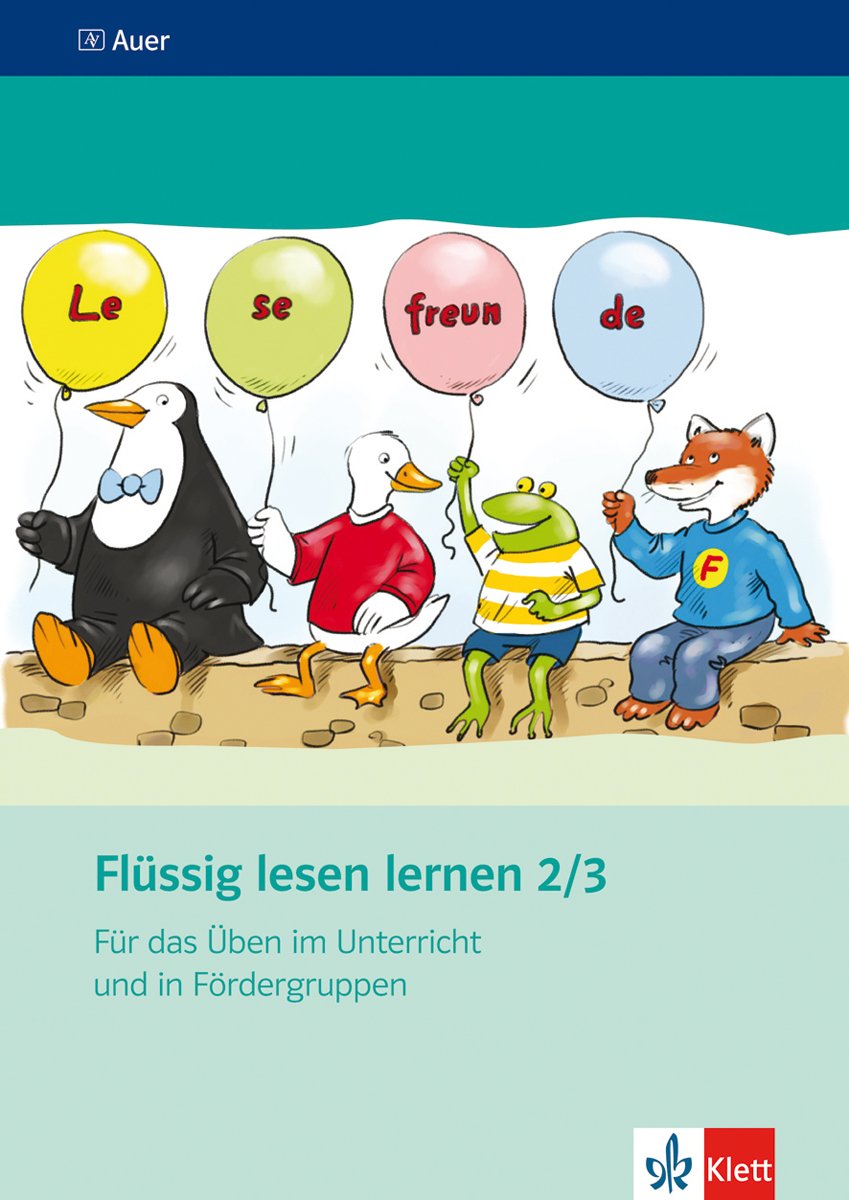 Flüssig lesen lernen 2/3. Für das Üben im Unterricht und in Fördergruppen: Arbeitsheft mit Hinweisen für Lehrende Klasse 2/3 Study Guides