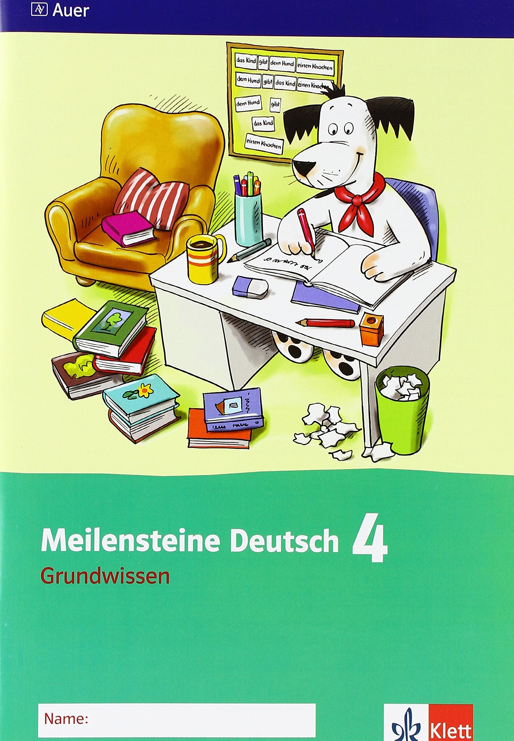 Meilensteine Deutsch 4. Grundwissen - Ausgabe ab 2013: Arbeitsheft Klasse 4 Study Guides