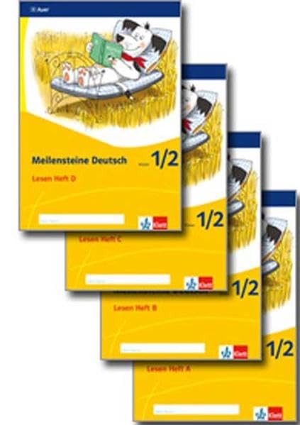Meilensteine Deutsch. Lesestrategien. Paket Klasse 1/2 (Hefte 1-4). Ausgabe ab 2017 Study Guides