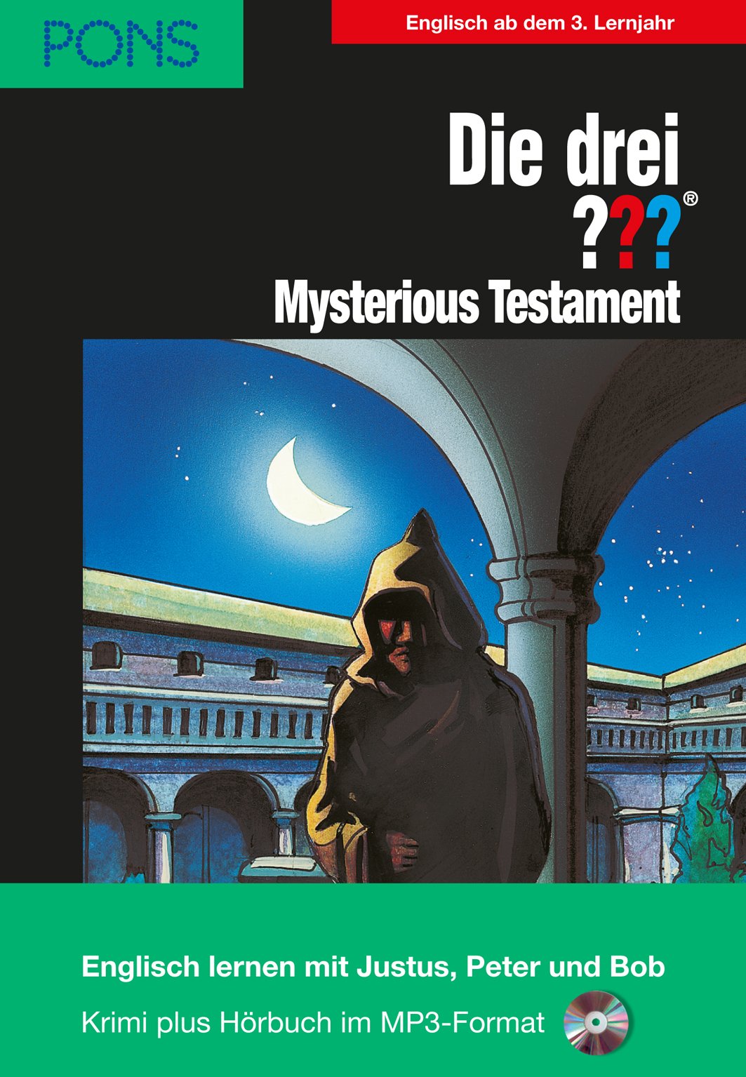 PONS Die drei ??? Mysterious Testament: Lektüre: Englisch lernen mit den 3 Fragezeichen Study Guides