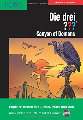 PONS Die drei ??? Canyon of Demons: Lektüre: Englisch lernen mit den 3 Fragezeichen Study Guides