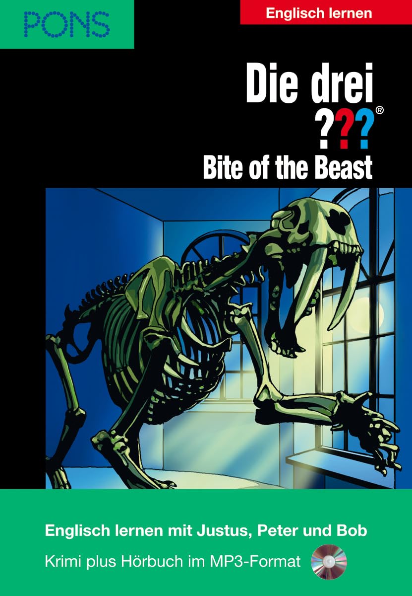 PONS Die drei ??? (Die drei Fragezeichen) Bite of the Beast: Lektüre: Englisch lernen mit den 3 Fragezeichen Study Guides