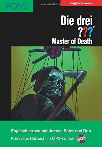 PONS Die drei ??? Master of Death: Lektüre: Englisch lernen mit den 3 Fragezeichen Study Guides