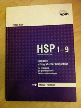 HSP Handbuch 1-9: Hamburger Schreib-Probe. Diagnose orthografischer Kompetenz zur Erfassung der grundlegenden Rechtschreibstrategien Study Guides