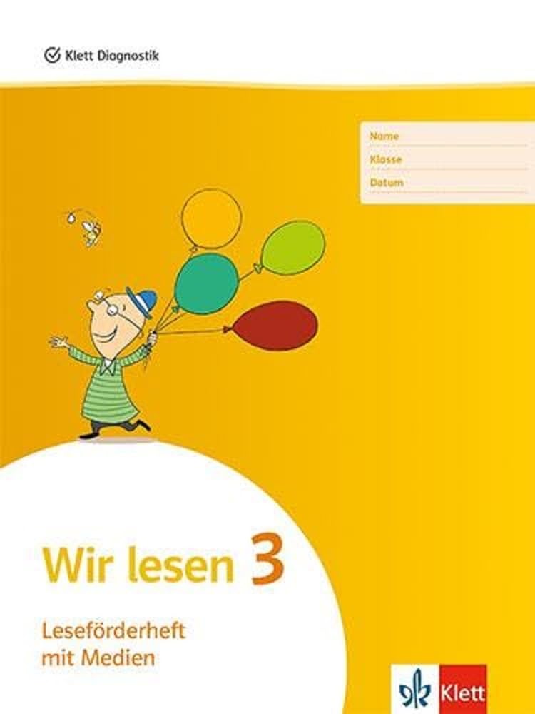 Wir lesen 3. Leseförderheft mit Medien (5er Pack) Klasse 3 Study Guides