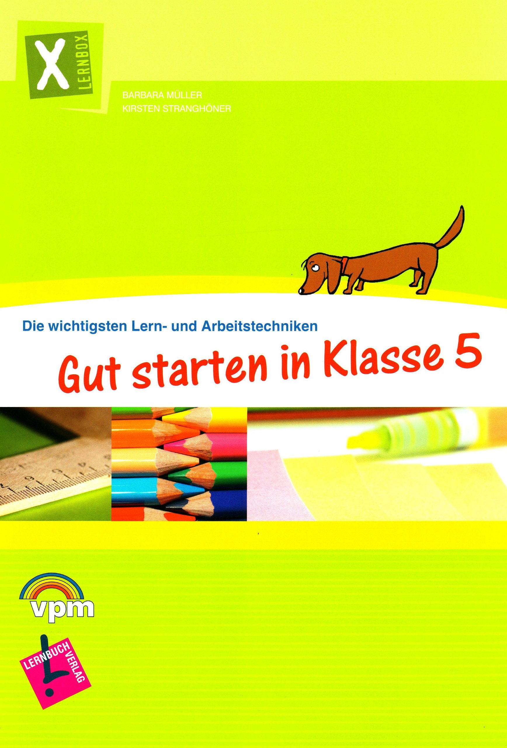 Lernbox Gut starten in Klasse 5: Die wichtigsten Lern- und Arbeitstechniken. Arbeitsheft Study Guides