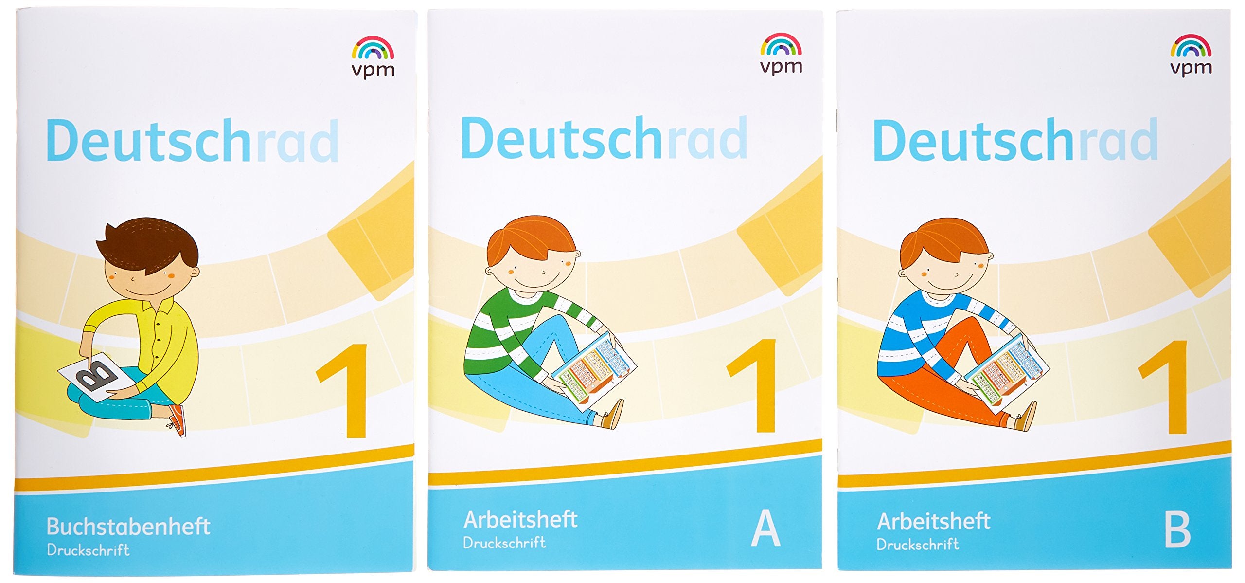 Deutschrad 1: Arbeitsheft und Buchstabenheft Druckschrift (Paket) Klasse 1 (Deutschrad. Ausgabe ab 2018) Study Guides
