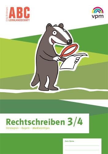 ABC-Lernlandschaft 3/4. Arbeitsheft Rechtschreiben Klasse 3/4 General education