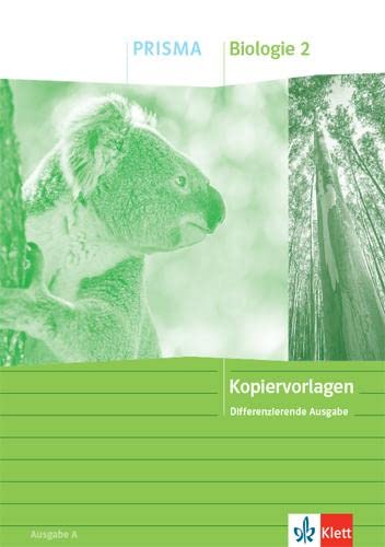 PRISMA Biologie 2. Differenzierende Ausgabe A: Kopiervorlagen Klasse 7-10 (PRISMA. Differenzierende Ausgabe ab 2020) Learning & Reference