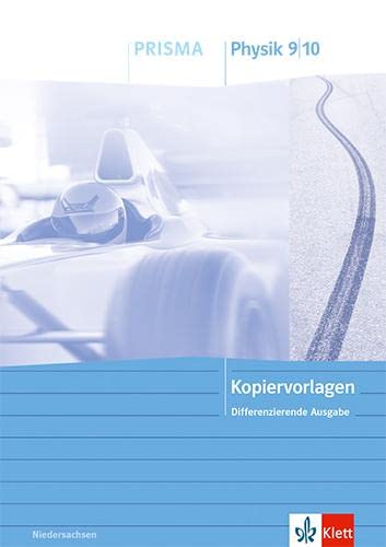 PRISMA Physik 9/10. Differenzierende Ausgabe Niedersachsen. Kopiervorlagen/Arbeitsblätter Learning & Reference