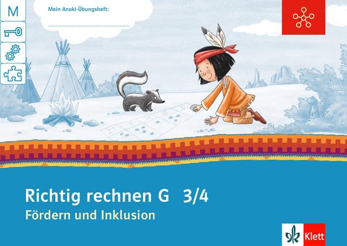 Richtig rechnen G 3/4: Übungsheft Fördern und Inklusion Klasse 3/4 (Mein Anoki-Übungsheft) Study Guides