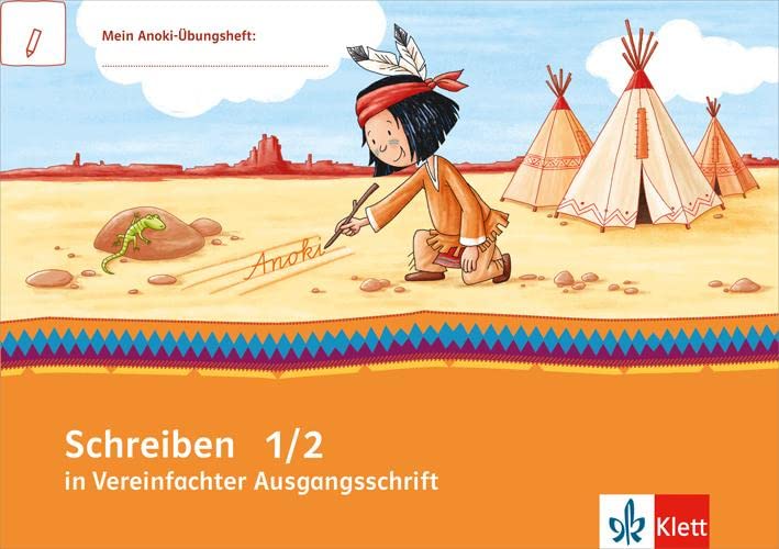 Mein Anoki-Übungsheft. Schreiben üben in Vereinfachter Ausgangsschrift. Arbeitsheft 1.-2. Schuljahr Study Guides