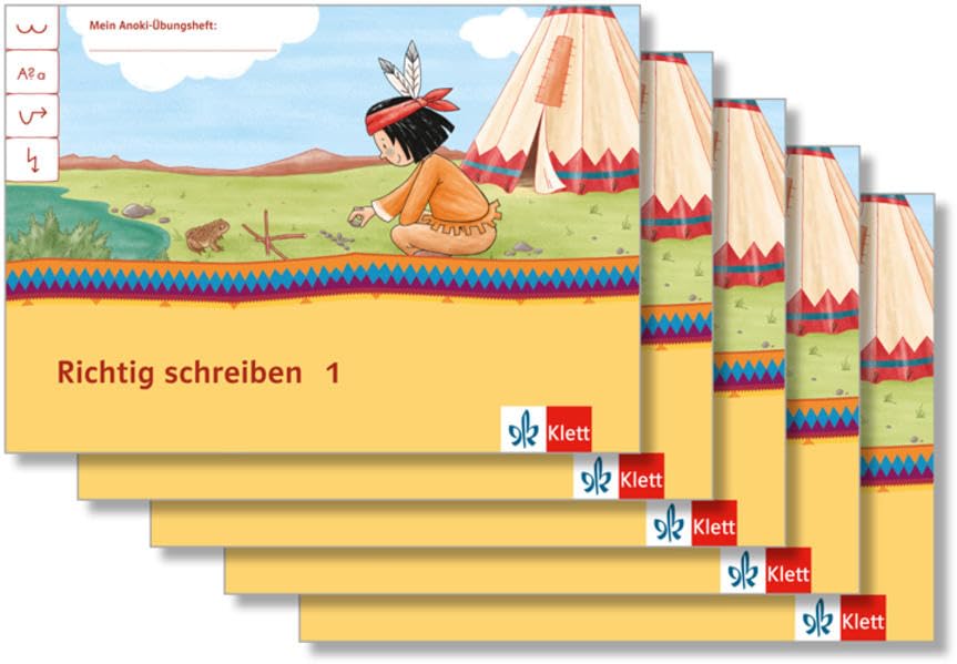 Mein Anoki-Übungsheft - Richtig schreiben Klasse 1: Arbeitsheft Study Guides