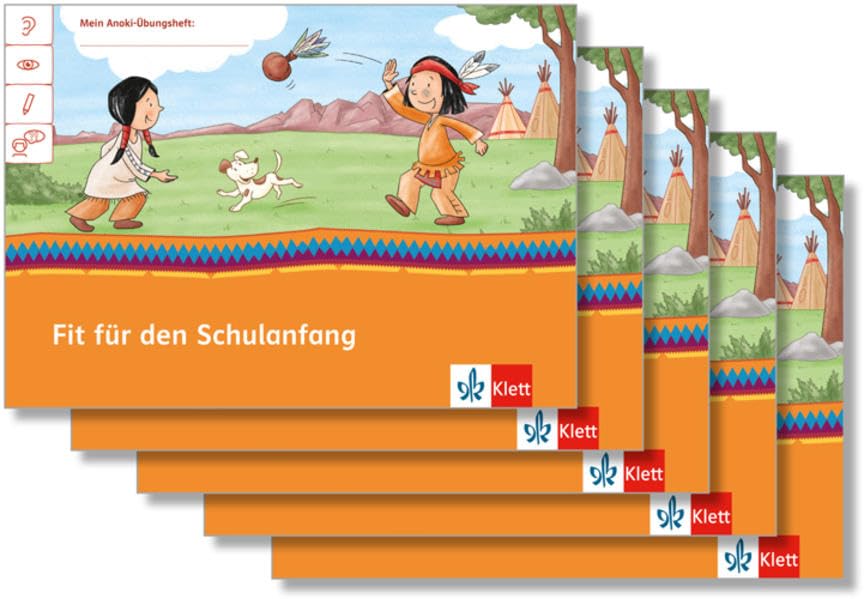 Fit für den Schulanfang 1: Übungsheft Paket Vorkurs Deutsch (VE 5) Klasse 1 (Mein Anoki-Übungsheft) Study Guides