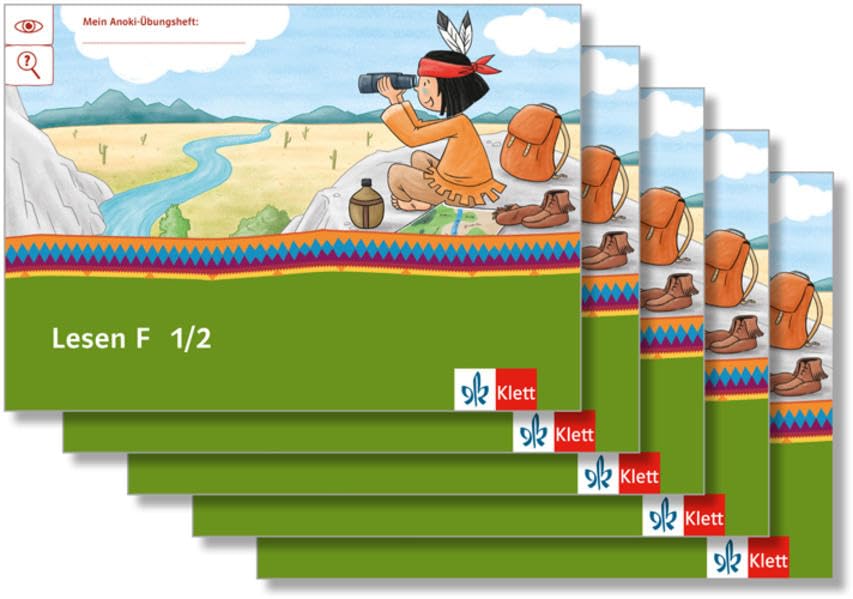 Lesen F 1/2: Übungsheft Paket (VE 5) Klasse 1/2 (Mein Anoki-Übungsheft) Study Guides