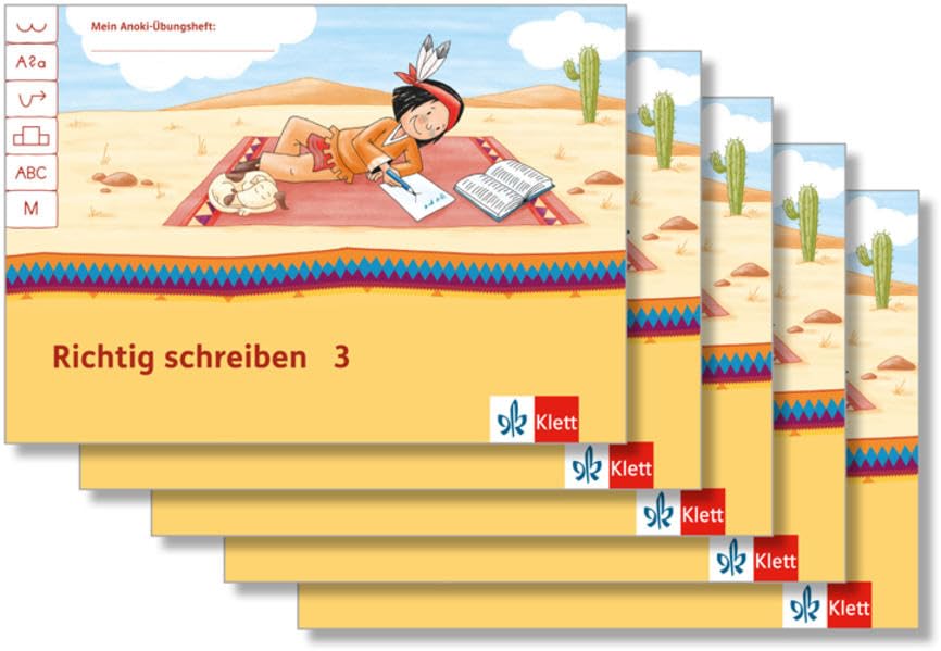 Richtig schreiben 3: Übungsheft Paket (VE 5) Klasse 3 (Mein Anoki-Übungsheft) Study Guides