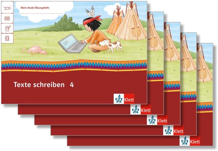 Mein Anoki-Übungsheft - Texte schreiben Klasse 4: Arbeitsheft Study Guides