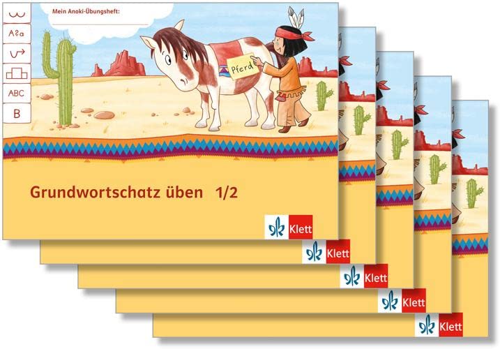 Mein Anoki-Übungsheft - Grundwortschatz üben 1/2: Hamburg, Berlin, Brandenburg. Arbeitsheft 1-2. Schuljahr. Mit Online-Zugang Learning & Reference