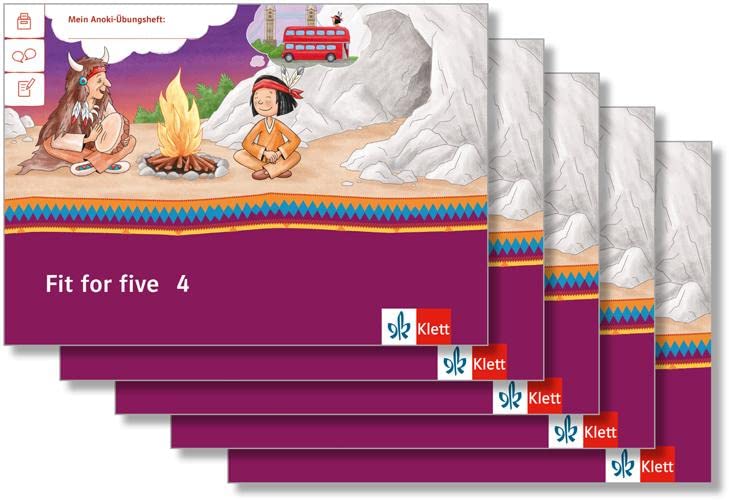 Mein Anoki-Übungsheft. Fit for five. Arbeitsheft Klasse 4 (5-er Paket) Foreign Languages ​​& Dictionaries
