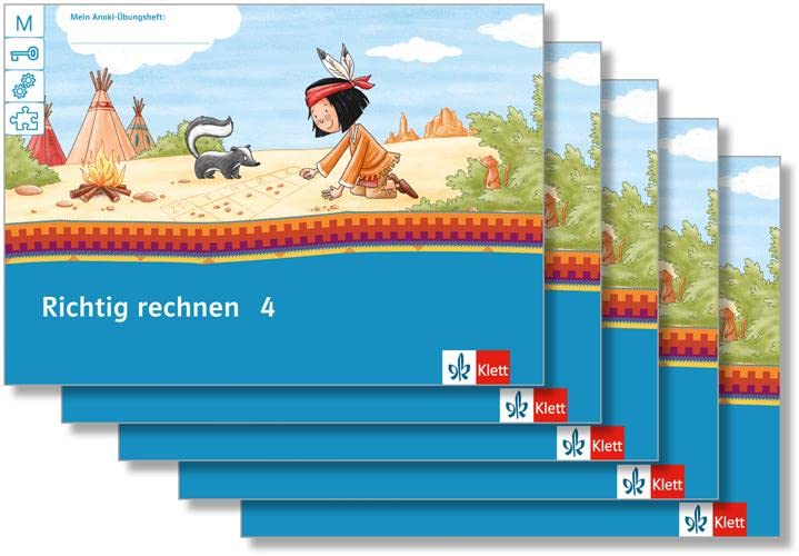 Mein Anoki-Übungsheft - Richtig rechnen, Klasse 4: Arbeitsheft Study Guides