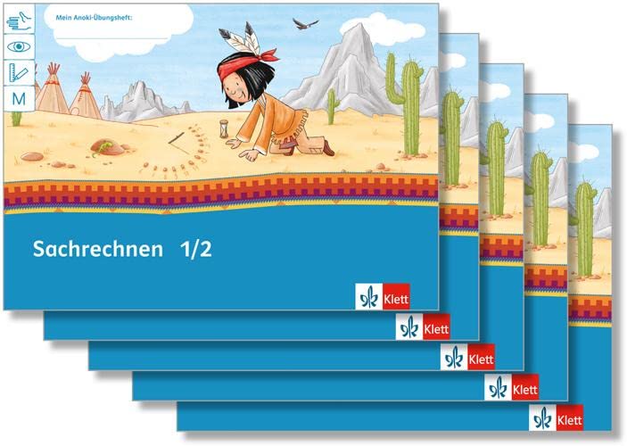 Mein Anoki-Übungsheft. Sachrechnen. Arbeitsheft Klasse 1/2 (5-er Paket) Study Guides