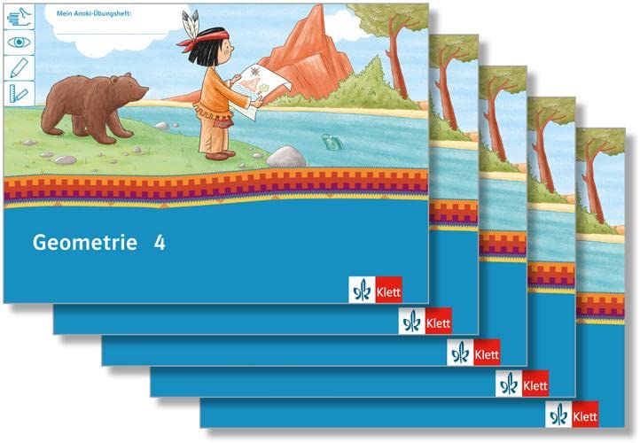 Mein Anoki-Übungsheft. Geometrie. Arbeitsheft Klasse 4 (5-er Paket) Study Guides