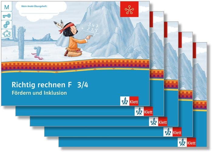 Mein Anoki-Übungsheft - Fördern und Inklusion F - Richtig rechnen, Klasse 3/4 Study Guides