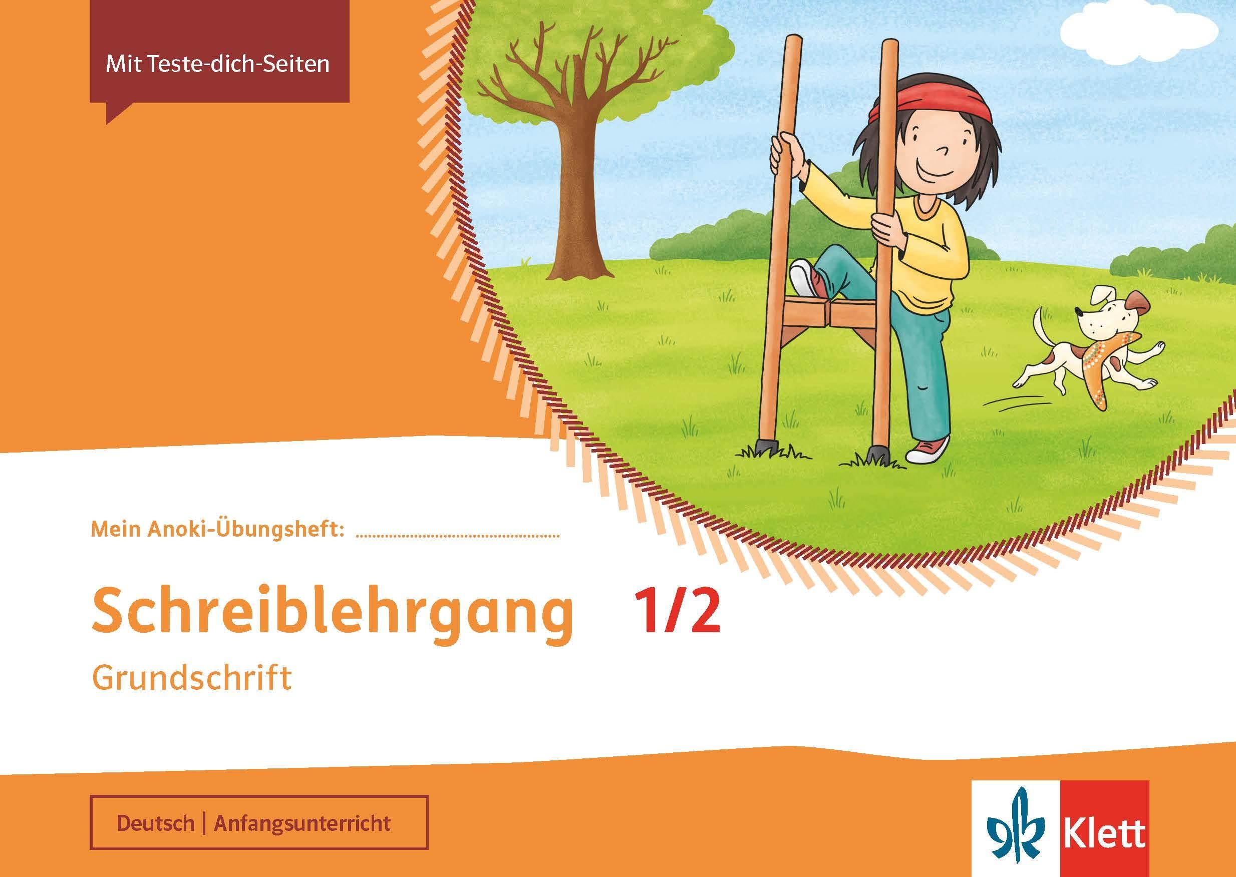 Mein Anoki-Übungshef. Schreiblehrgang Grundschrift 1/2. Übungsheft Klasse 1/2 General education