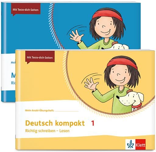 Mathe + Deutsch kompakt 1: 2 Übungshefte im Paket: Mathe kompakt, Deutsch kompakt Klasse 1 (Mein Anoki-Übungsheft) Study Guides