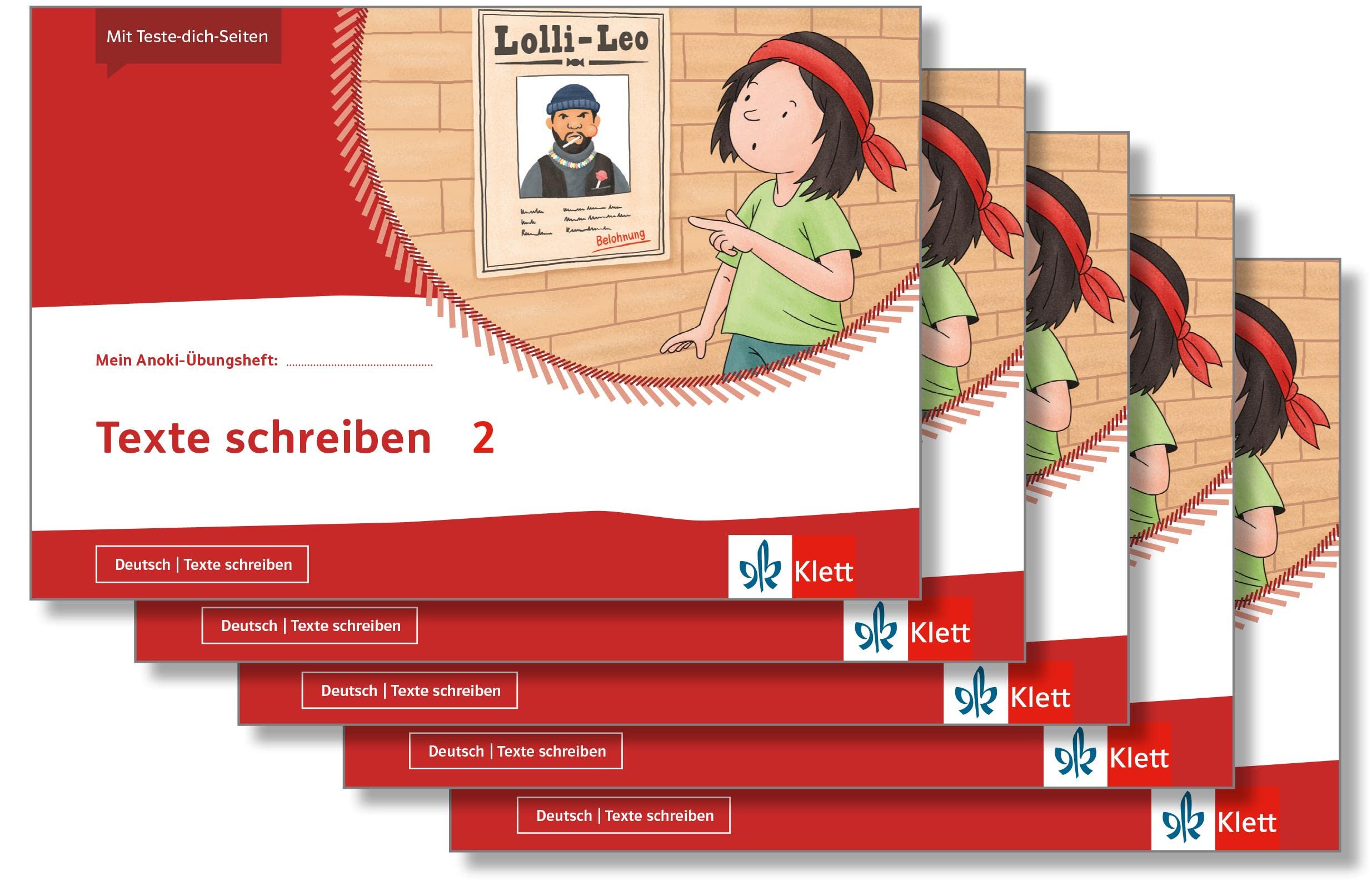 Texte schreiben 2: Übungsheft im 5er-Paket Klasse 2 (Mein Anoki-Übungsheft) Study Guides