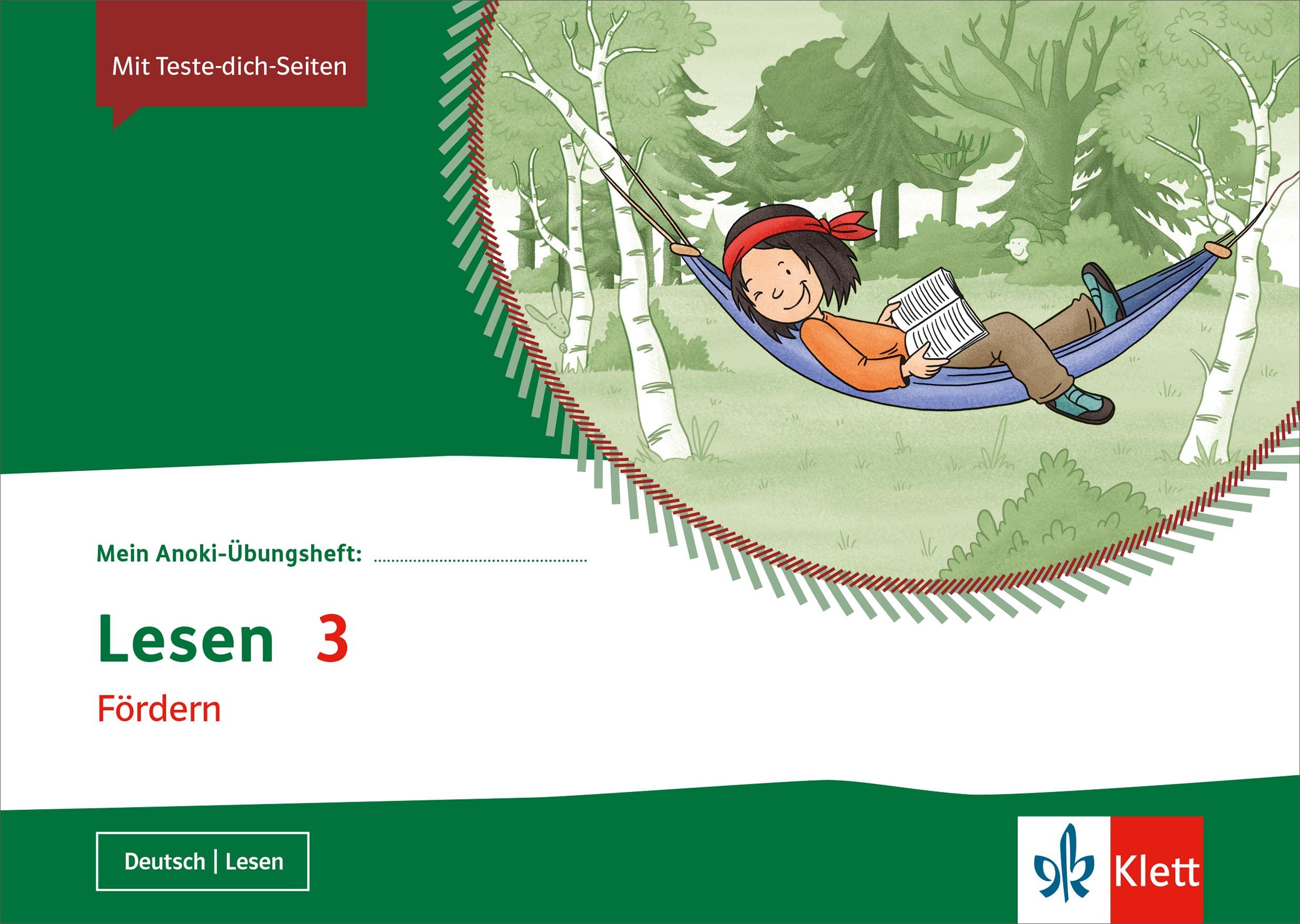 Mein Anoki-Übungsheft. Lesen 3. Fördern. Übungsheft Klasse 3 Study Guides