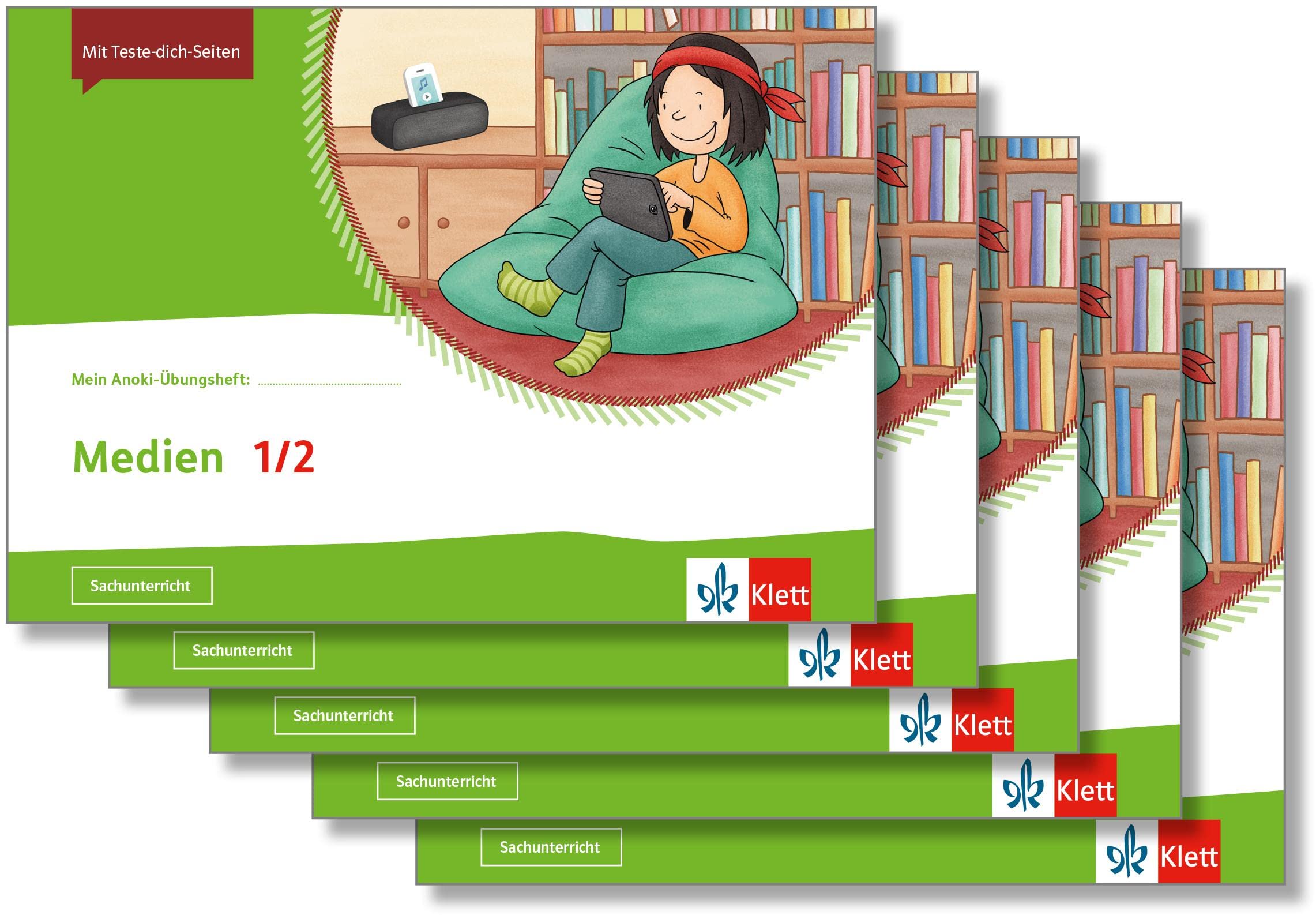 Medien 1/2: Übungsheft im 5er-Paket Klasse 1/2 (Mein Anoki-Übungsheft) Study Guides