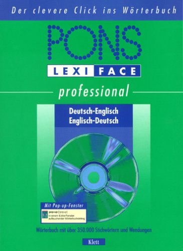 PONS Lexiface Professional Englisch, 1 CD-ROM Für Windows XP/98SE/NT/2000. Mit über 350.000 Stichwörtern u. Wendungen Learning