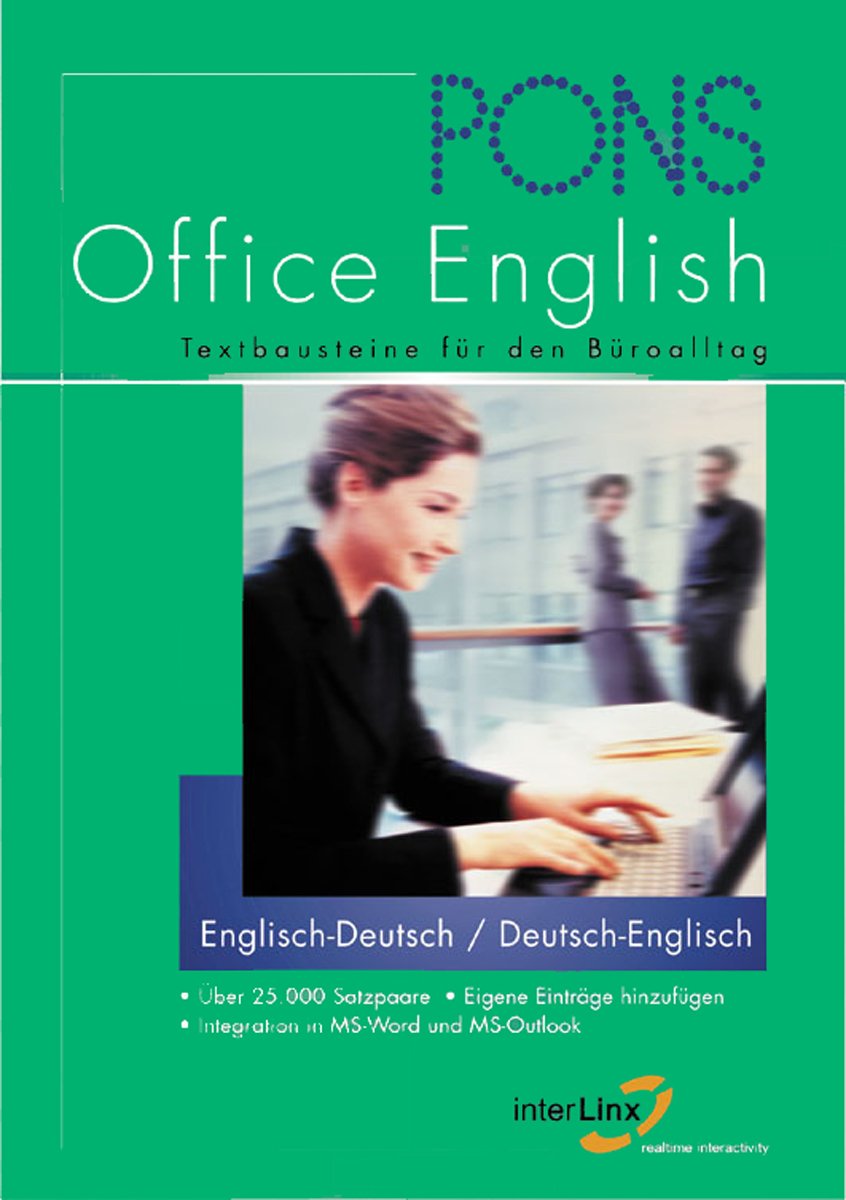 PONS Office English : Textbausteine für den Büroalltag, ;englisch-deutsch. software