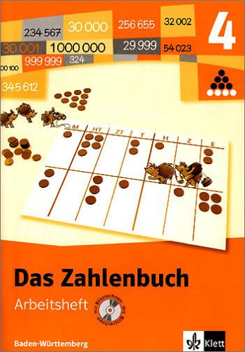 Das Zahlenbuch. 4.Schuljahr. Arbeitsheft mit CD-ROM. Neubearbeitung. Baden-Württemberg Study Guides