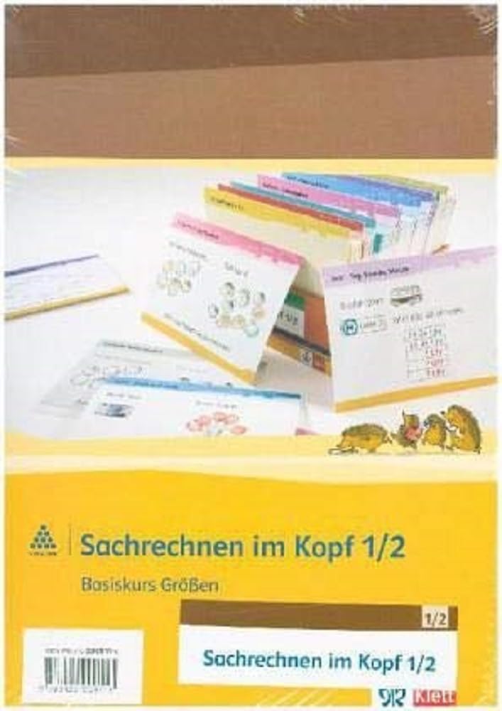 Sachrechnen im Kopf 1-2: Kartei Klasse 1/2: 1./2. Schuljahr (Programm Mathe 2000+) Study Guides