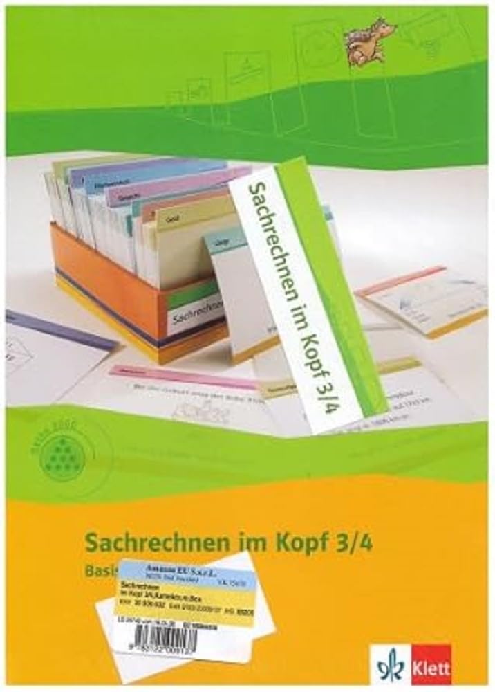 Product Image: Sachrechnen im Kopf 3-4: Kartei Klasse 3/4 (Programm Mathe 2000+)