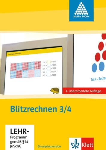 Das Zahlenbuch. 3. und 4.Schuljahr. Tafelbilder. Blitzrechensoftware. CD-ROM (für Windows ab 98 und Mac ab G4). Neubearbeitung software