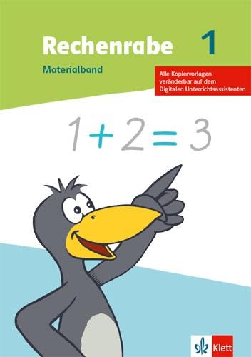 Rechenrabe 1. Ausgabe Nordrhein-Westfalen: Materialband (Kopiervorlagen, Lernzielkontrollen) Klasse 1 book
