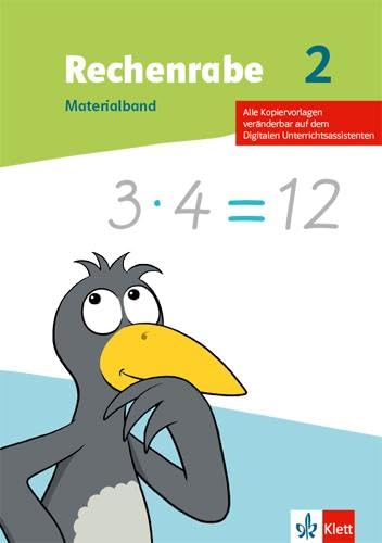 Rechenrabe 2. Ausgabe Nordrhein-Westfalen: Materialband (Kopiervorlagen, Lernzielkontrollen) Klasse 2 book