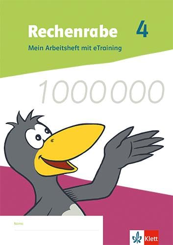 Rechenrabe 4. Mein Arbeitsheft mit eTraining Klasse 4. Ausgabe Nordrhein-Westfalen Study Guides