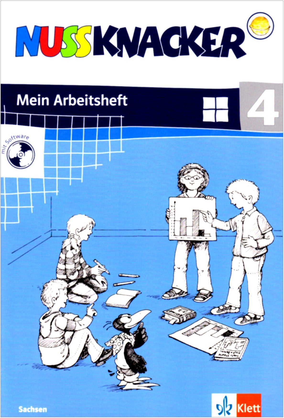Nussknacker - Ausgabe für Sachsen / Mein Mathematikbuch 4. Schuljahr: Arbeitsheft mit CD-ROM Study Guides