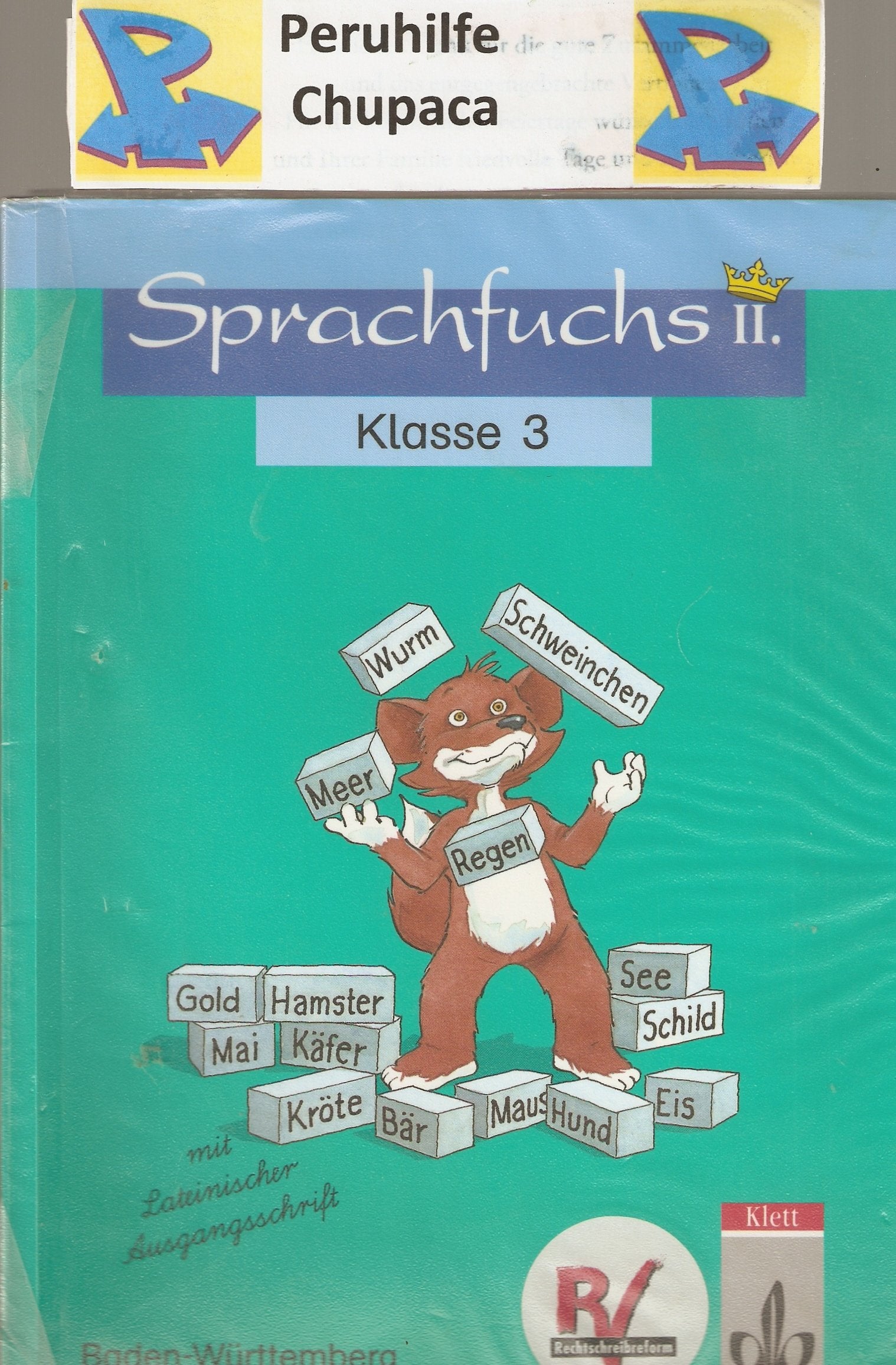 Sprachfuchs II, Ausgabe für Baden-Württemberg, neue Rechtschreibung, Sprachbuch für Klasse 3, Lateinische Ausgangsschrift Learning & Reference